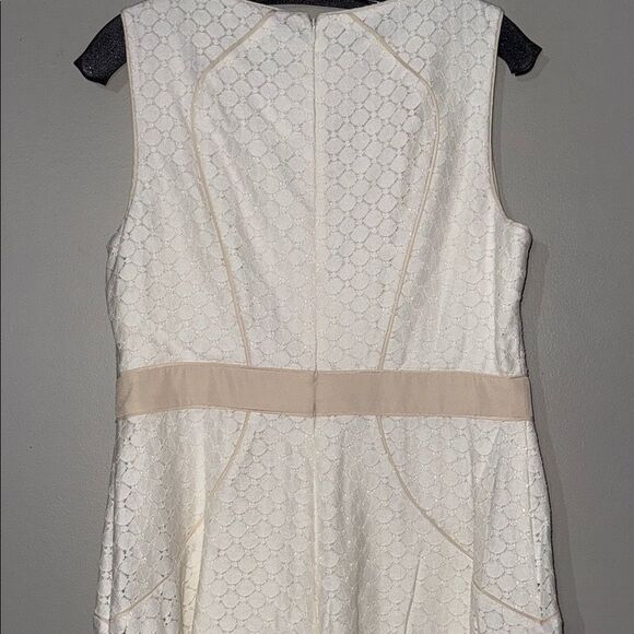 Ann Taylor White A-Line Mini Dress Cocktail - Picture 12 of 12